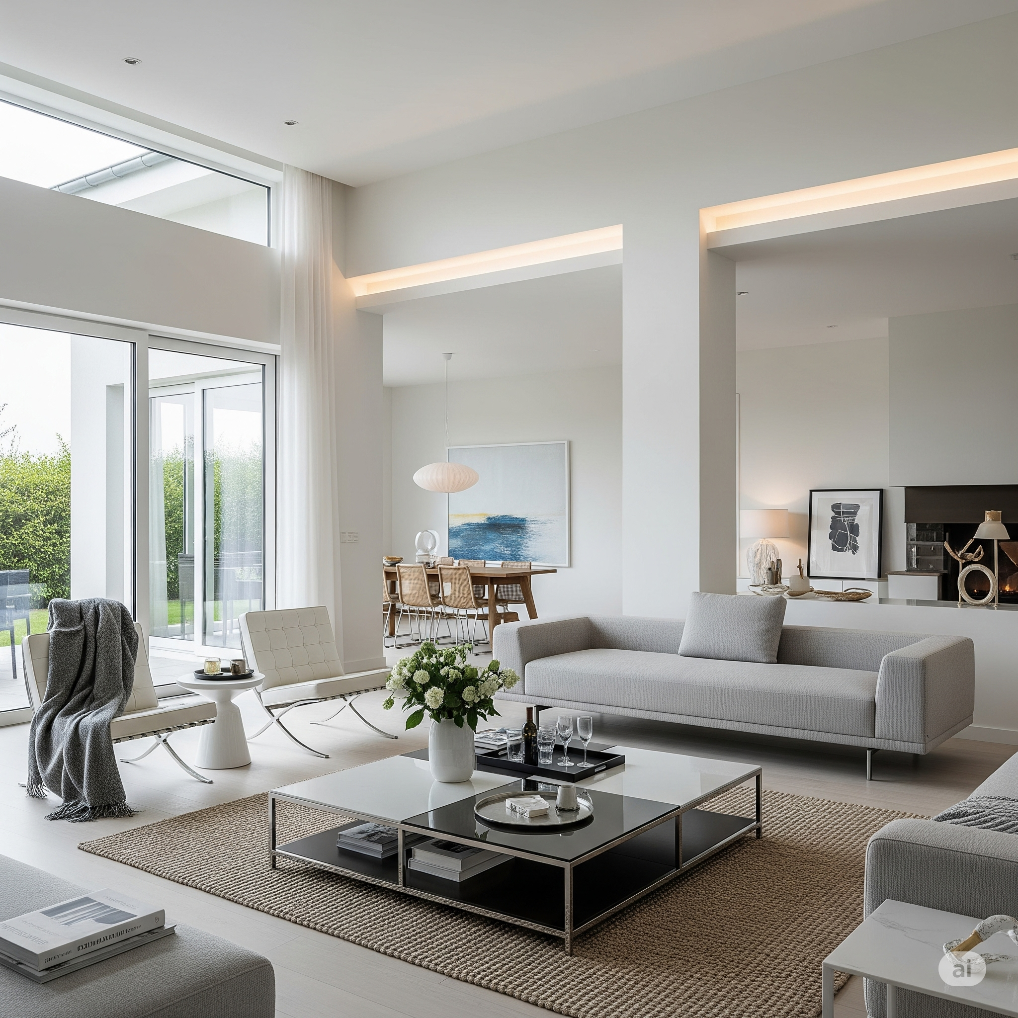 Modern interior design example